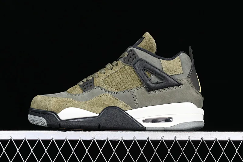All categories Air Jordan Jordan series basketball shoes Air Jordan 4 pure original Air Jordan 4 SE Craft "Medium Olive" AJ4 Joe 4 olive green FB9927-200